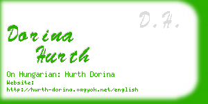 dorina hurth business card